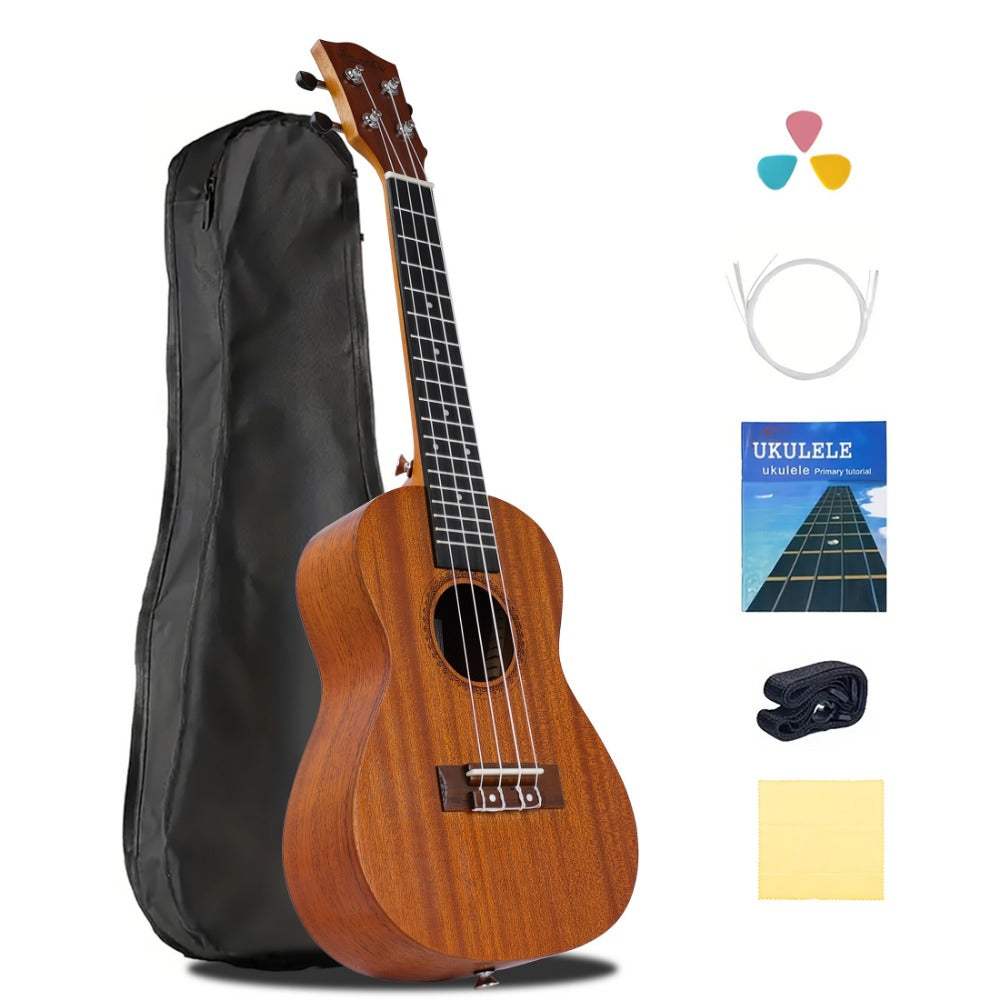 Soprano Ukulele, Beginner, Kit, Guitar for Lessons and Practice detail image - detail view 8