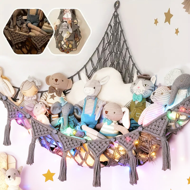 Toy Hammock shown in the Gray With Light option