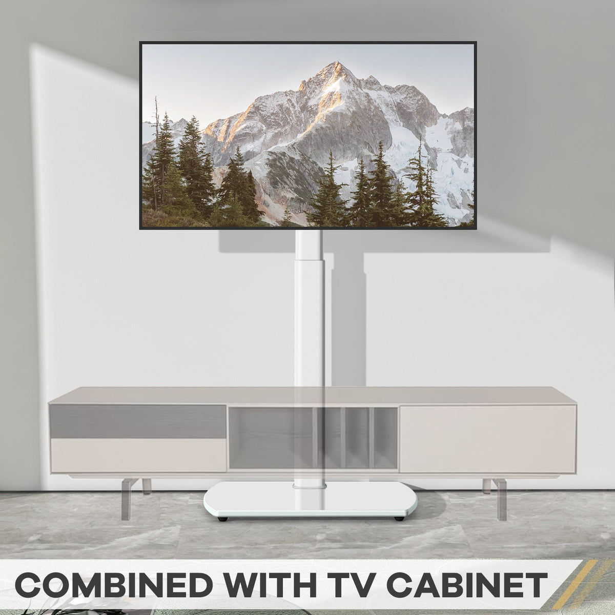 TV Stand with Adjustable Height for Practical Everyday Home Use detail image - detail view 7