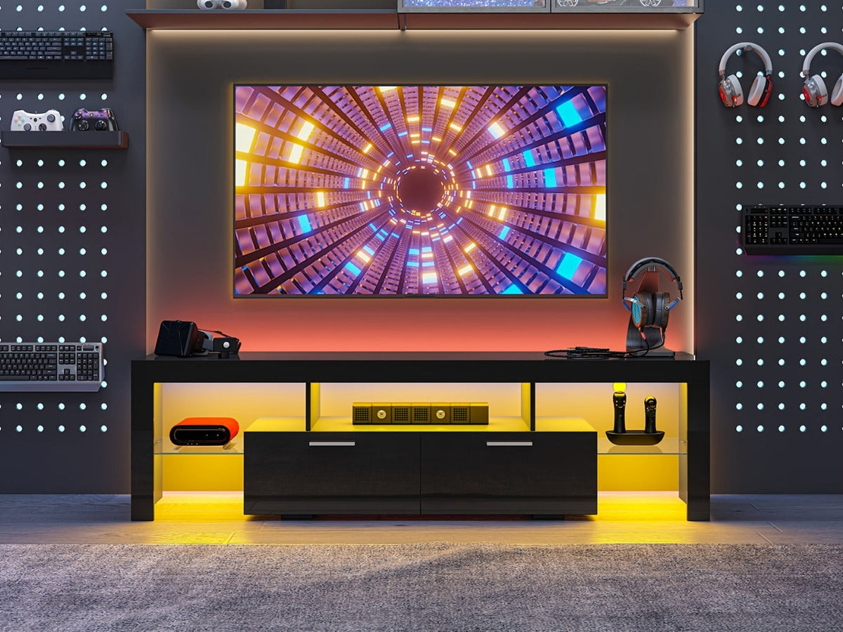 TV Stands And Entertainment Centers with LED Lighting for Living Room detail image - detail view 17