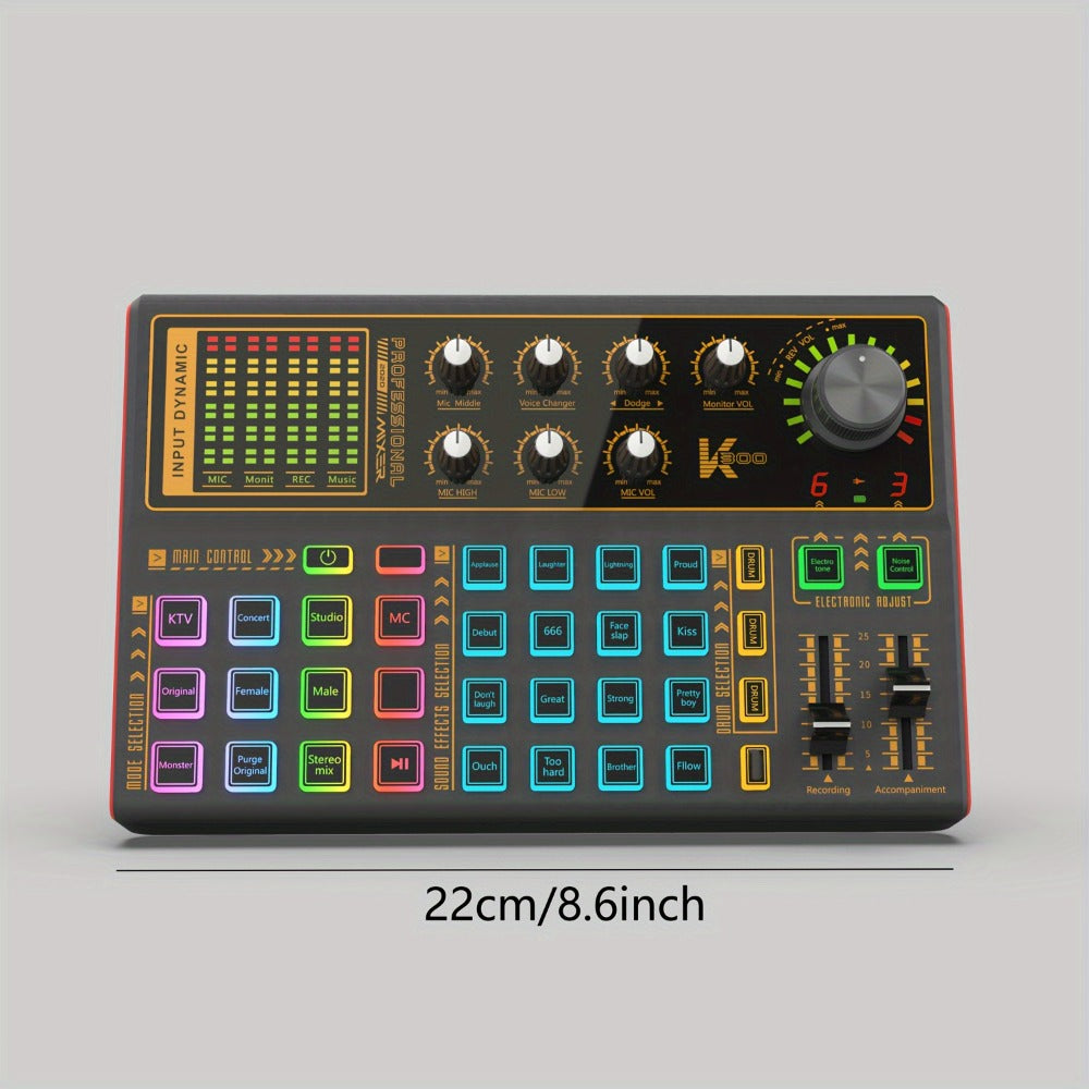 USB Audio Interface, 3.5mm, USB, Rechargeable, Podcast, Equipment for Recording detail image