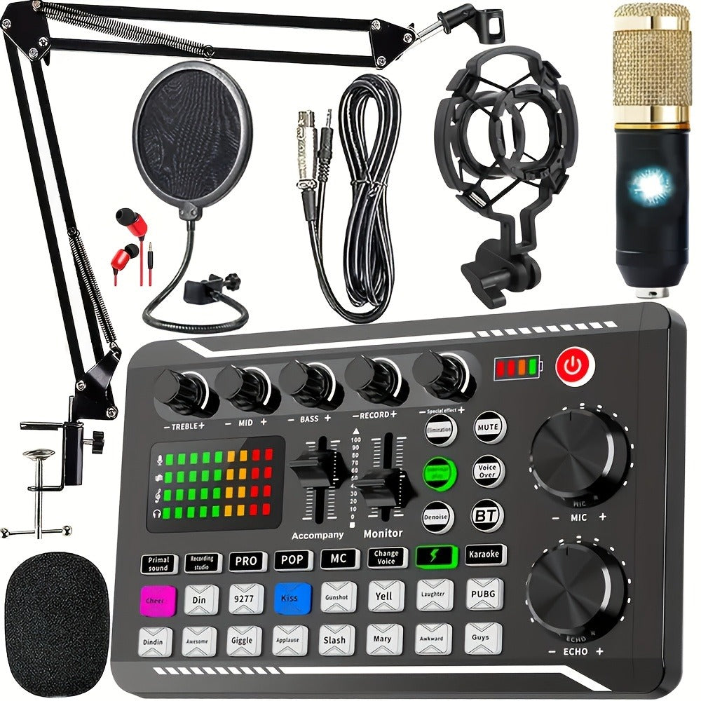 USB Audio Interface, 5V, Wireless, USB-C, Podcast, Microphone for Recording and Streaming detail image - detail view 9