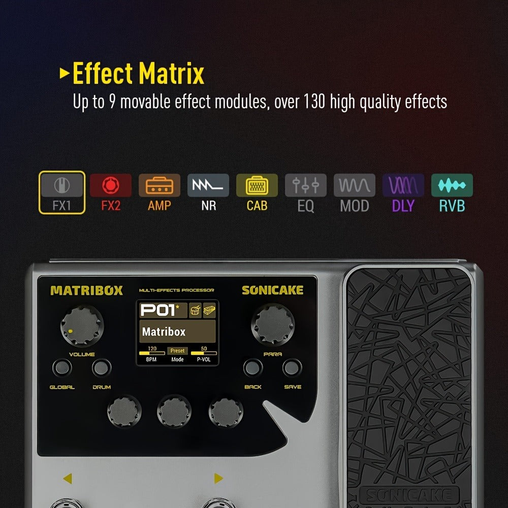 USB Audio Interface, Dynamic, USB-C, USB, SONICAKE, Matribox, Guitar for Recording detail image - detail view 4