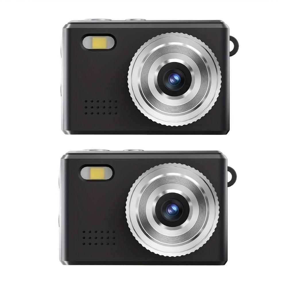 Keychain Mini Digital Camera 16X Zoom Autofocus & Shock-Proof | 2.8-Inch Screen Point-and-Shoot Cam for Travel & Vlog – Ideal Birthday Gift for Adults, Friends & Beginners