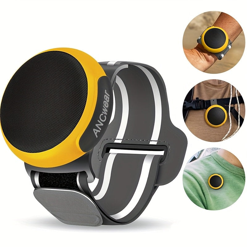 Clip-On Wearable Bluetooth Speaker with TWS Dual Pairing, Ancwear Portable Outdoor Speaker for Cycling Hiking Running Motorcycling, Stereo Surround Sound, Multiple Colors