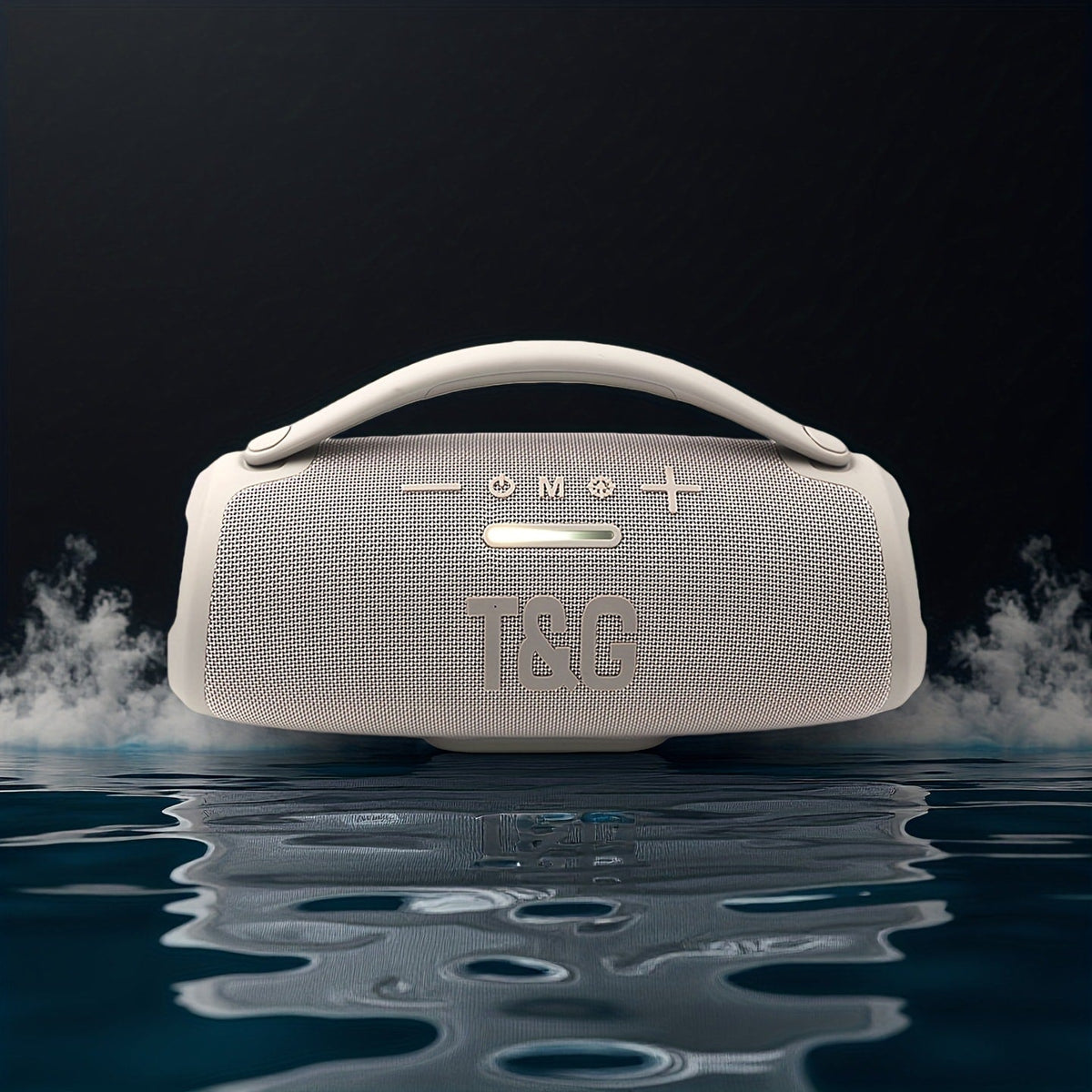 TG418 Bluetooth Wireless Speaker 3000mAh, LED Flash Lights, EQ Settings, Type-C Charging, TF Card USB AUX Compatible, Loud Portable Speaker for Mobile Phones Tablets Computers Outdoor & Home Use