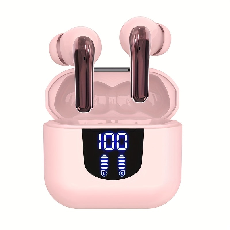 Stereo Sport Wireless Earbuds Touch Control Charging Case In-Ear Bluetooth TWS Headphones for Running Gym Fitness Music All Smartphones