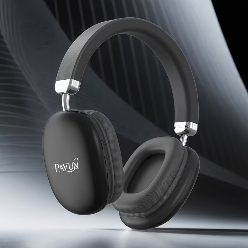 WH35MAX Noise Cancelling Wireless Headset HiFi Deep Bass Built-in HD Mic Comfortable Over-Ear Stereo for Travel Office Laptop Phone Christmas Gift Black Purple Silver