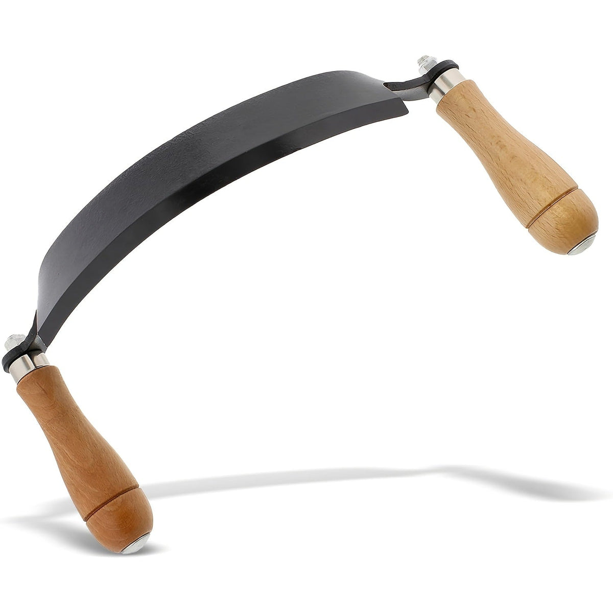 Draw Knife Woodworking Tool Curved, 5" 8" 10" Drawknife Debarking Shave Tool with Ergonomic Handle, Wood Bark Stripper for Timber Framing, Wood Turning, Carving & Log Peeling