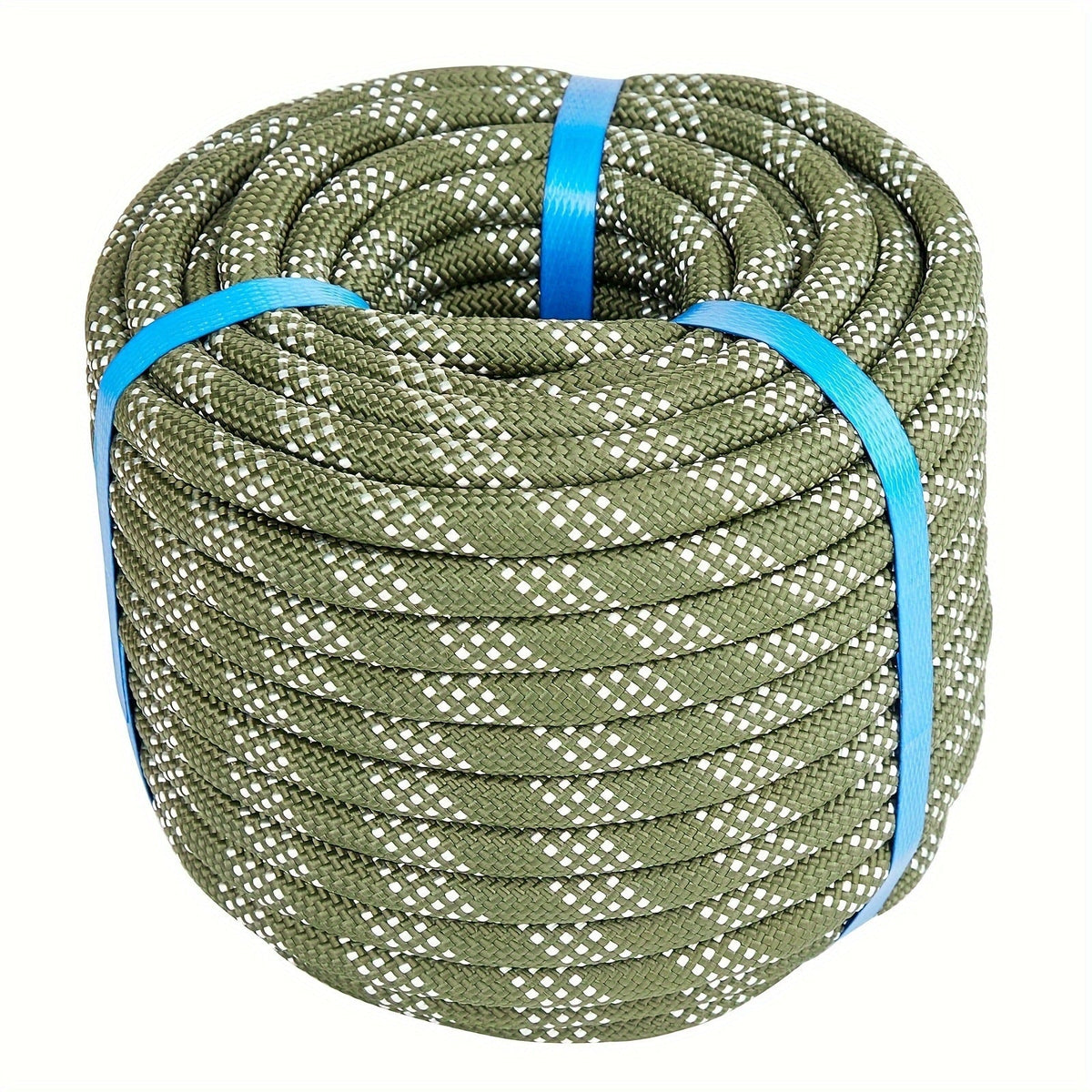 Double Braided Nylon Rope 1/2 Inch Heavy Duty Polyester – 100ft 150ft 200ft Multi-Color for Anchoring Towing Cargo Sailing Dock Lines & Outdoor Use