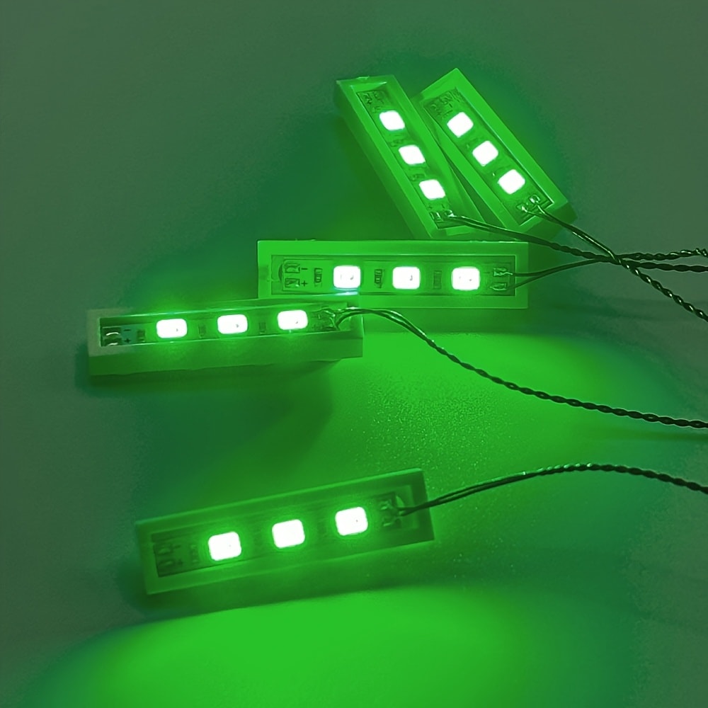 20-Piece 1x4 LED Brick Light Set for Building Block Displays