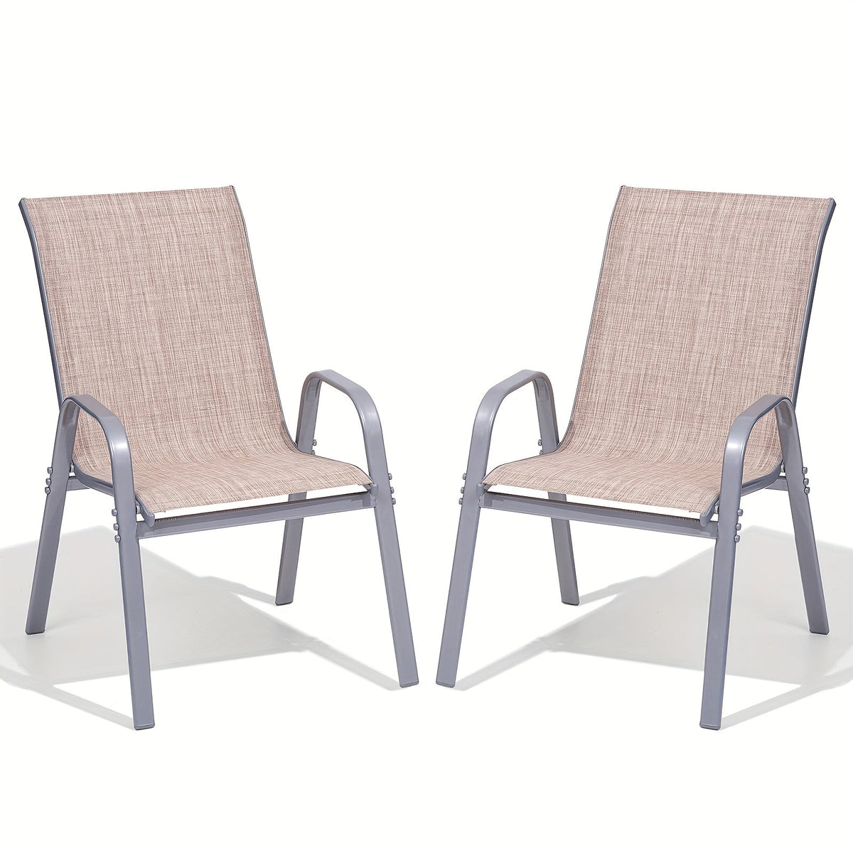 Outdoor Chair shown in the Beige, 2pcs option