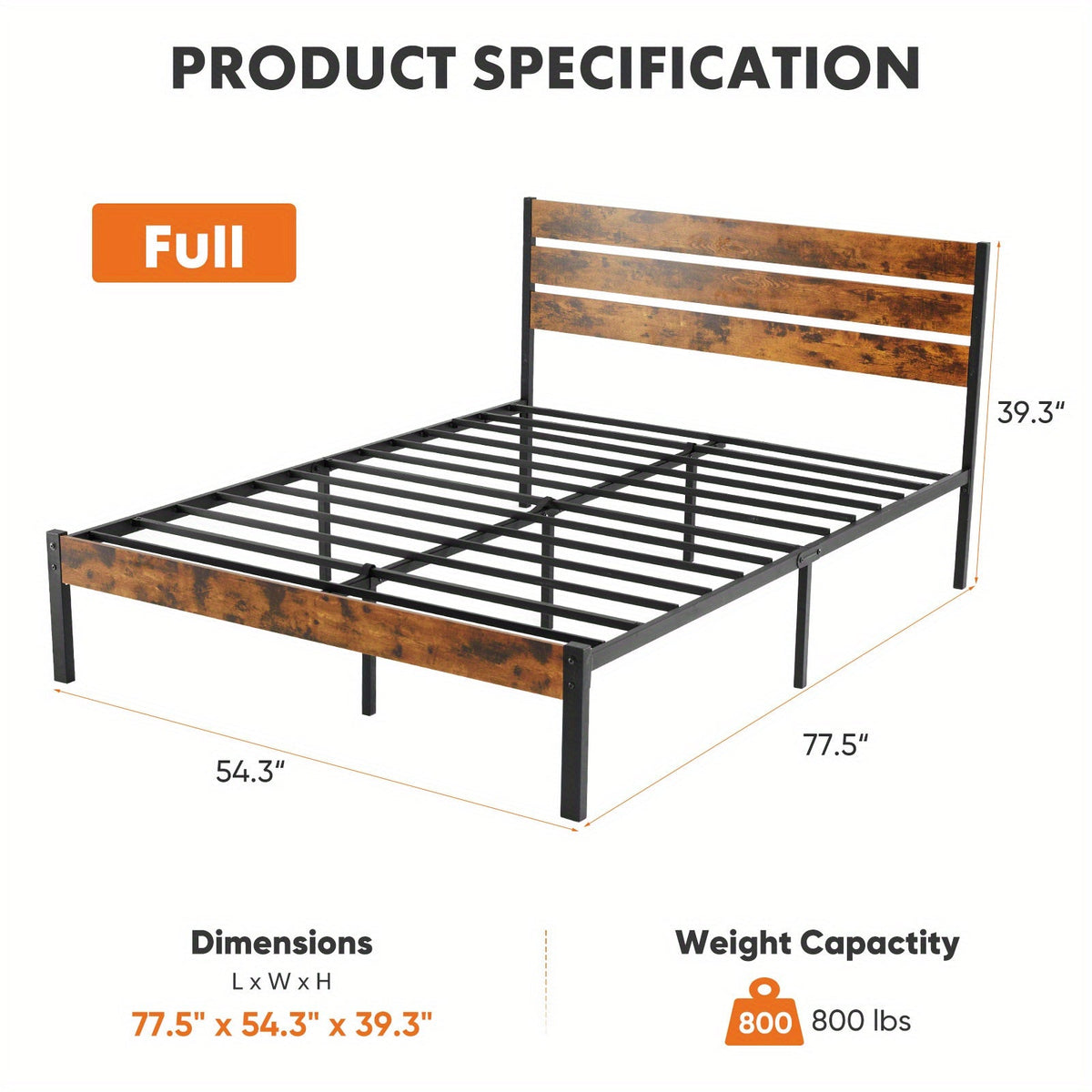 Bed Frames shown in the Full option
