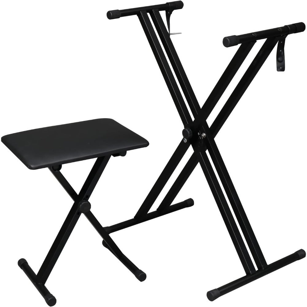 X-Style Keyboard Stand and Bench Set for 49, 61, 76 and 88-Key Pianos detail image - detail view 3